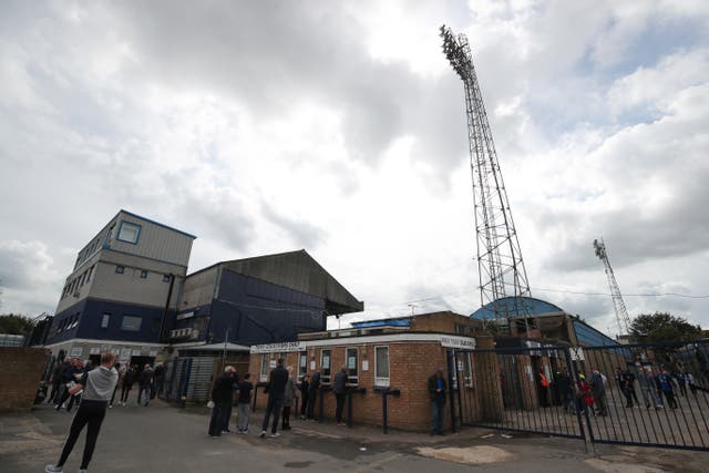 Southend United’s Roots Hall ground (Chris Radburn/PA)