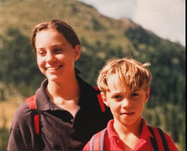 James Middleton, pictured here as a child with his sister Kate, says he was forced to involve the police in the dispute
