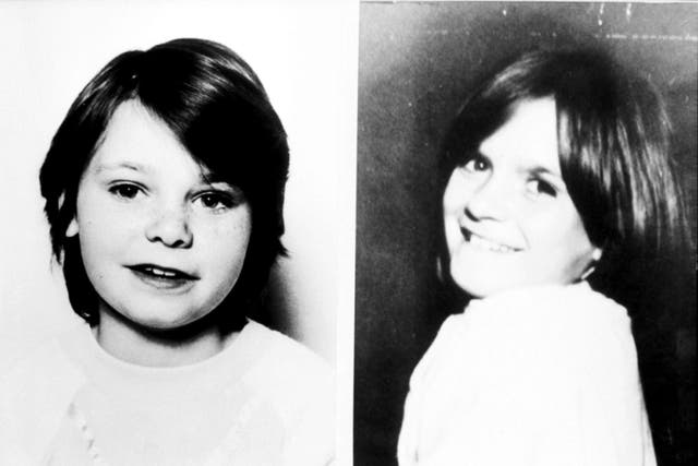 Brighton schoolgirls Karen Hadaway (left) and Nicola Fellows who were murdered in 1986 (PA)