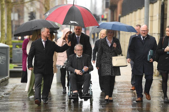 Kingsmill Massacre survivor Alan Black (front) (PA)