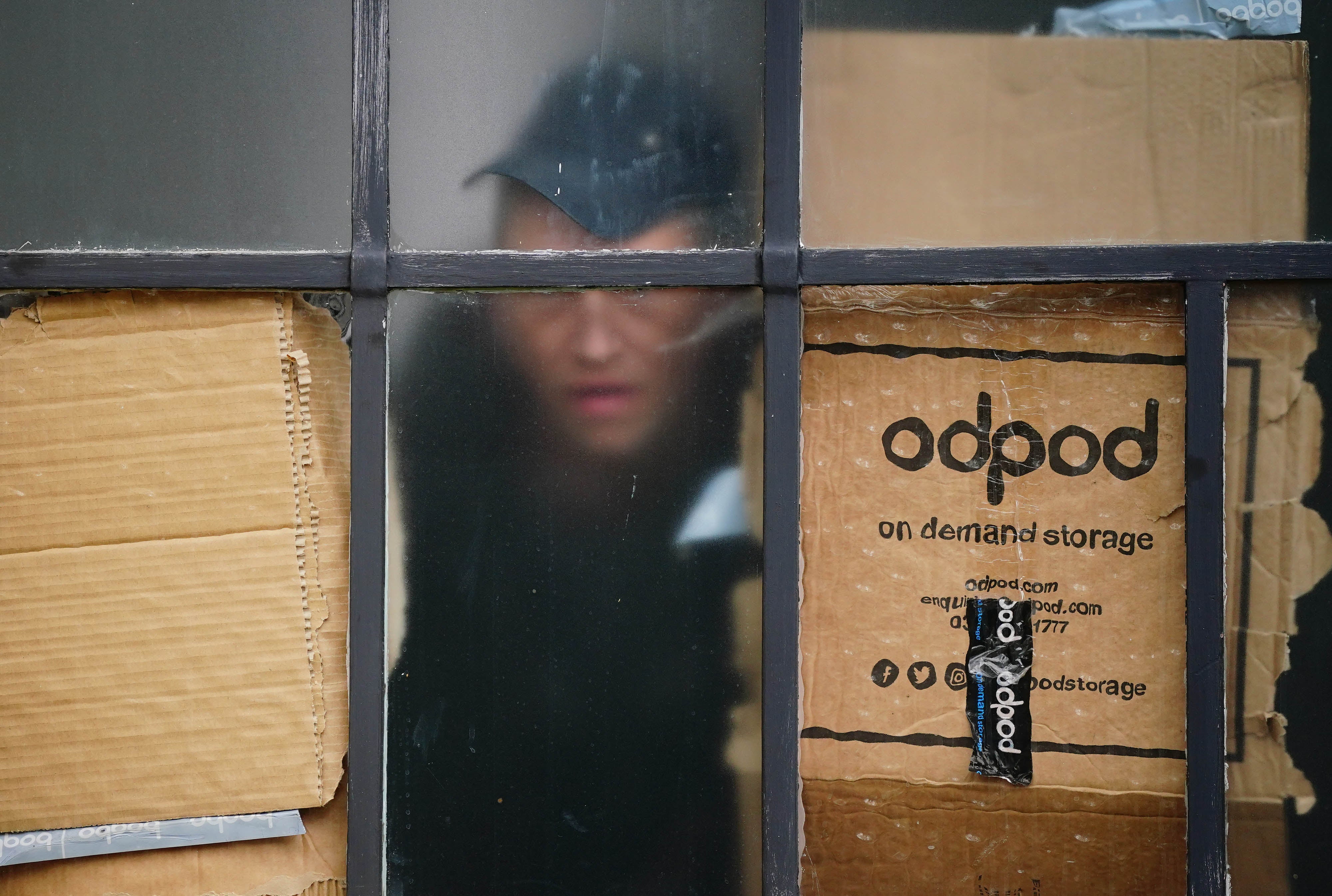 Squatters inside the York & Albany pub near Regent's Park