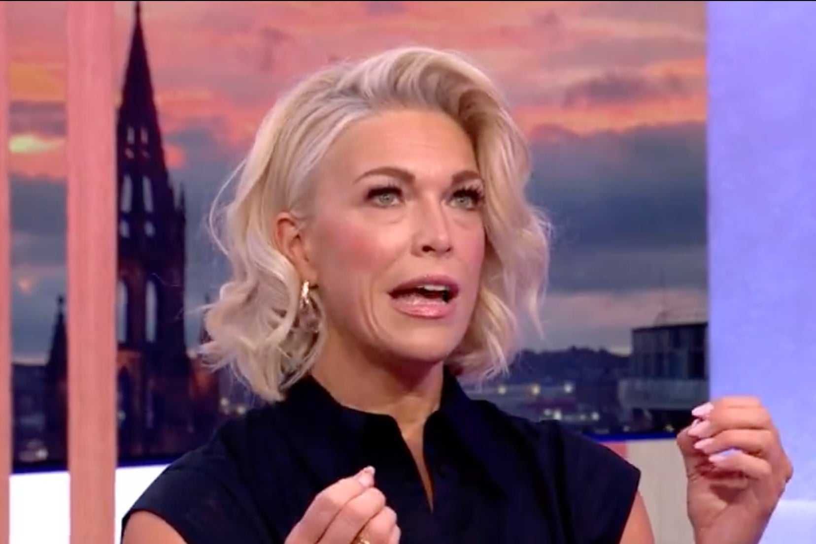 <p>Hannah Waddingham on ‘The One Show’</p>