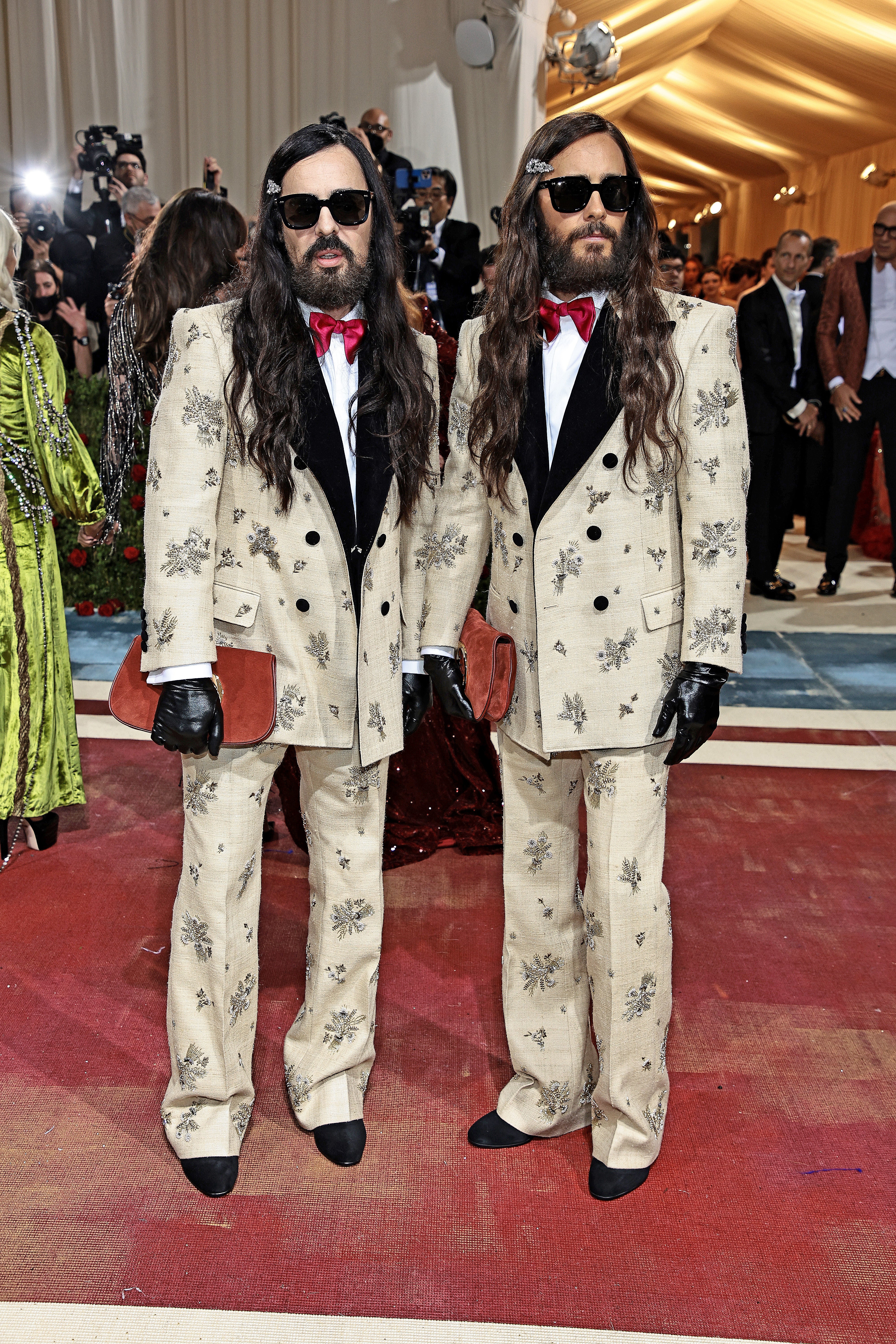 Jared Leto and Alessandro Michele wore matching outfits to the 2022 Met Gala