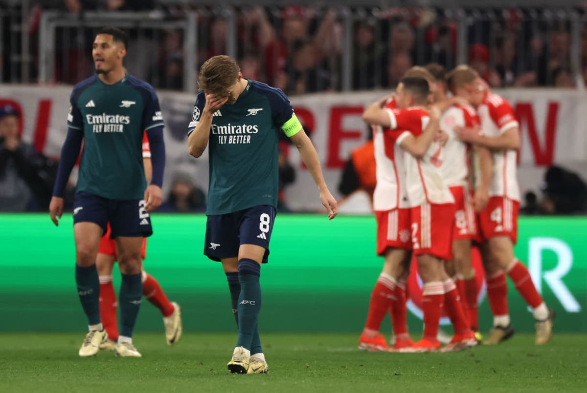 Arsenal again lose to Bayern in Champion League