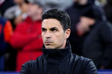 Mikel Arteta responds to ‘painful’ defeat as Arsenal’s season threatens to unravel