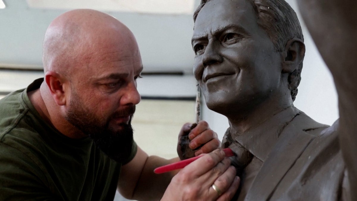 New statue of Tony Blair in Kosovo town honours ‘Tonibler’ cult
