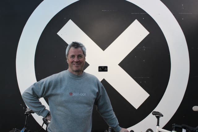 <p>Stef Jones founded XO Bikes, and its parent charity Onwards & Upwards, after visiting HMP Brixton, where he says the ‘penny dropped’ </p>