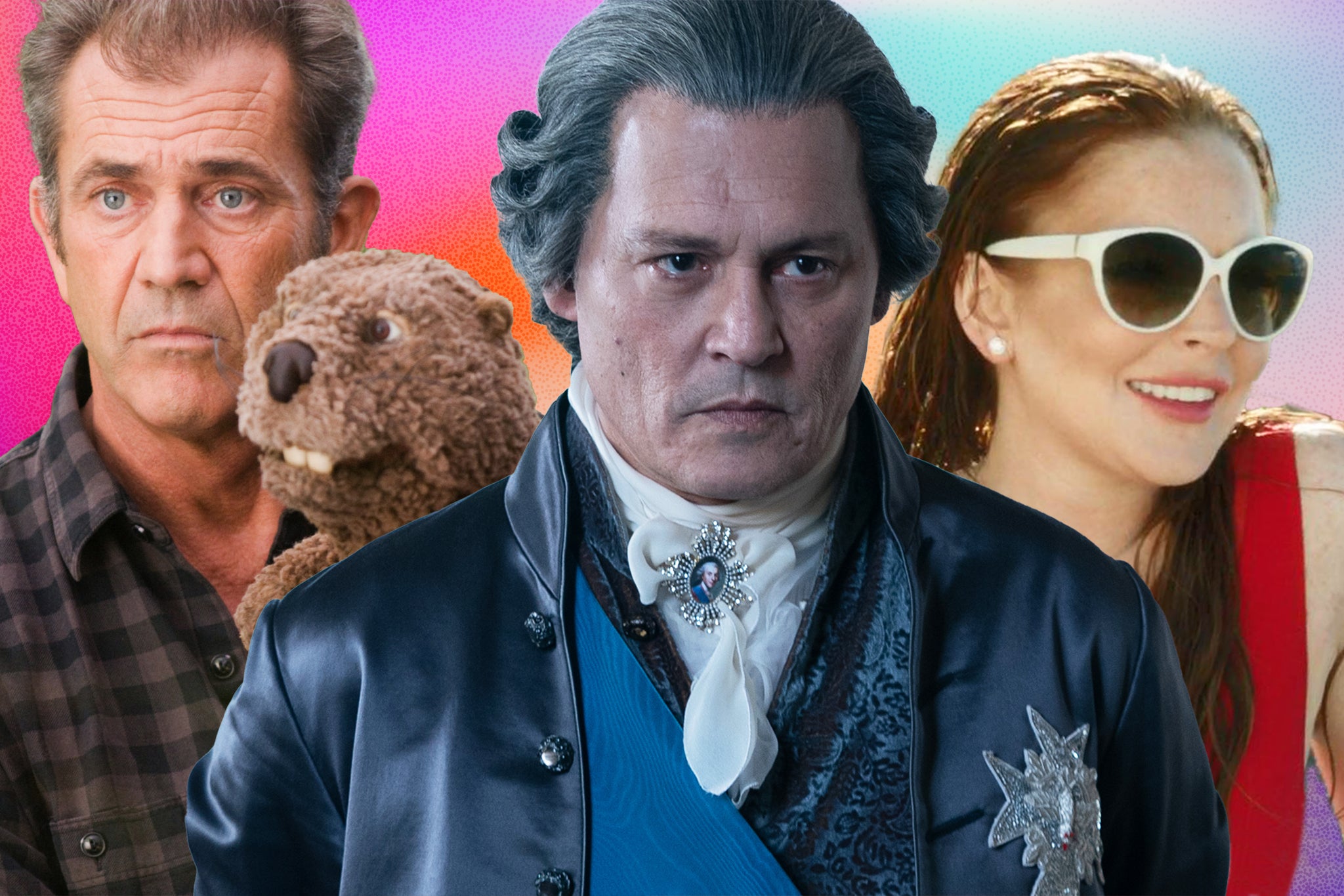 Don’t call it a comeback: Mel Gibson in ‘The Beaver’, Johnny Depp in ‘Jeanne du Barry’ and Lindsay Lohan in ‘The Canyons’