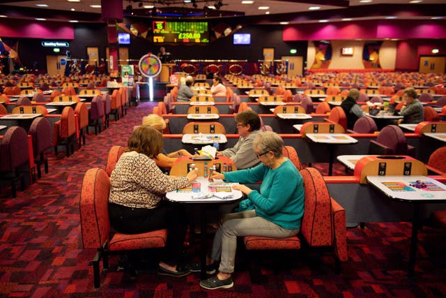 Mecca Bingo owner Rank Group said more people have been visiting its clubs and spending more money (Jacob King/PA)