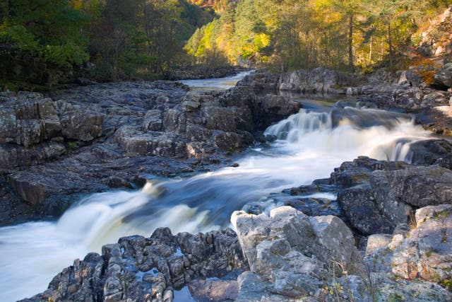 The bodies were found near the Linn of Tummel waterfall (Robert Harding/Alamy/PA)