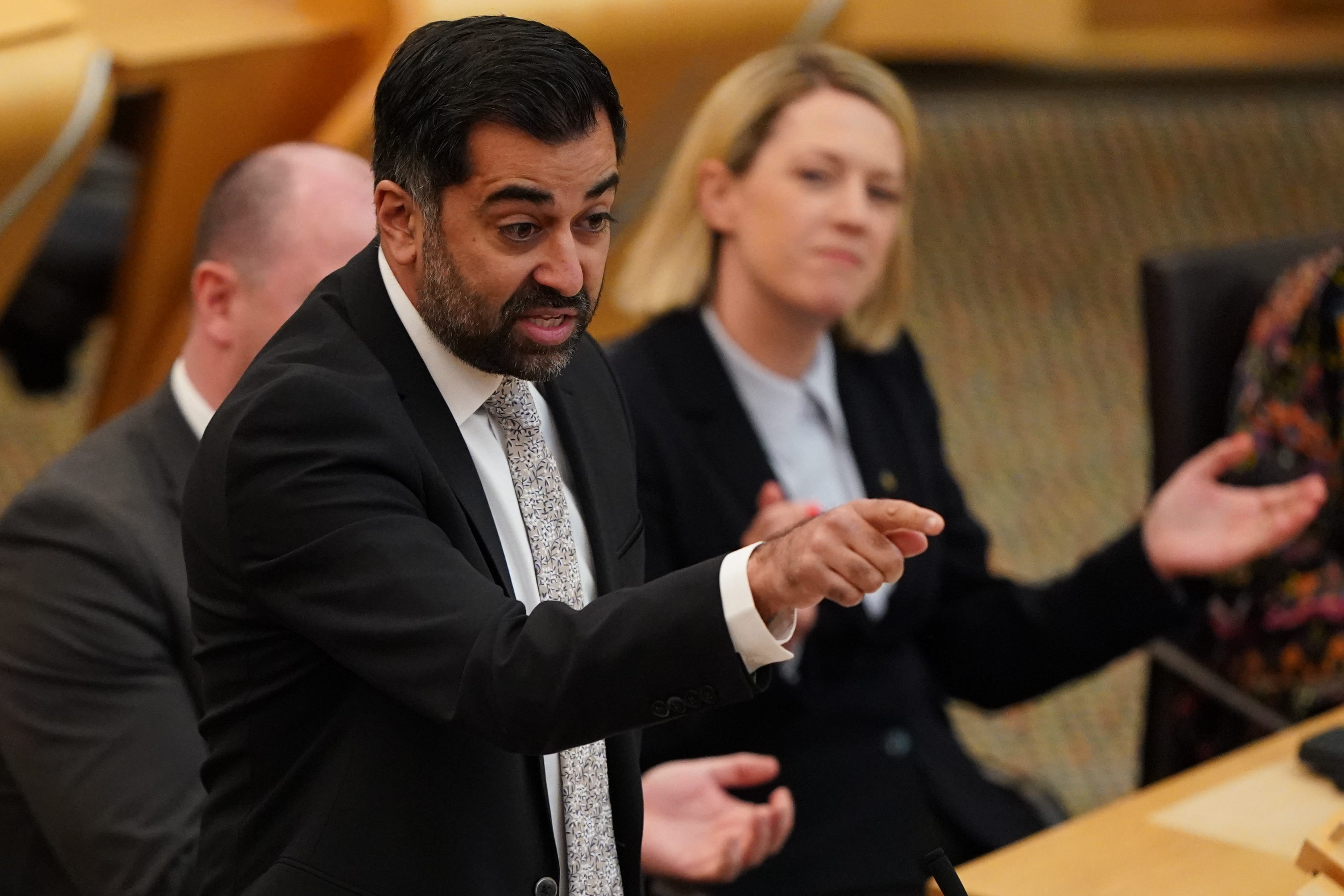 First minister of Scotland Humza Yousaf said the investigation had affected how the public views the party (Andrew Milligan/PA)