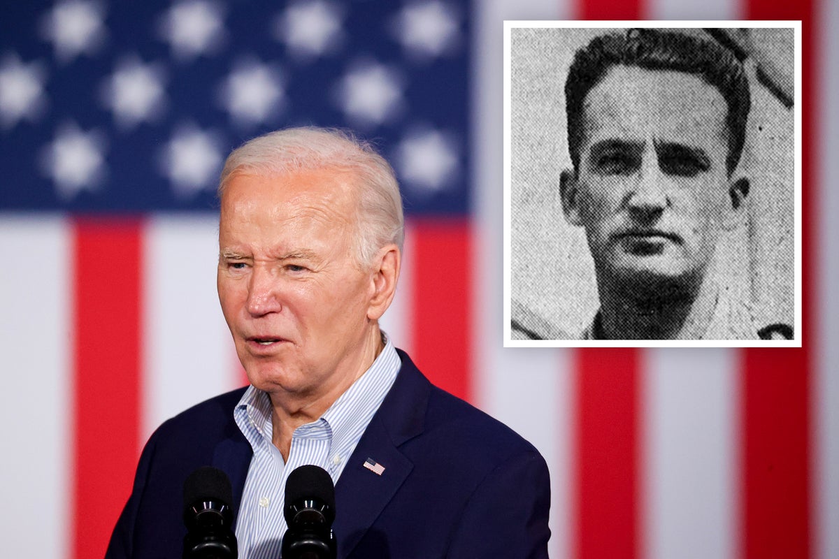 Biden suggests his uncle was eaten by cannibals after being shot down ...