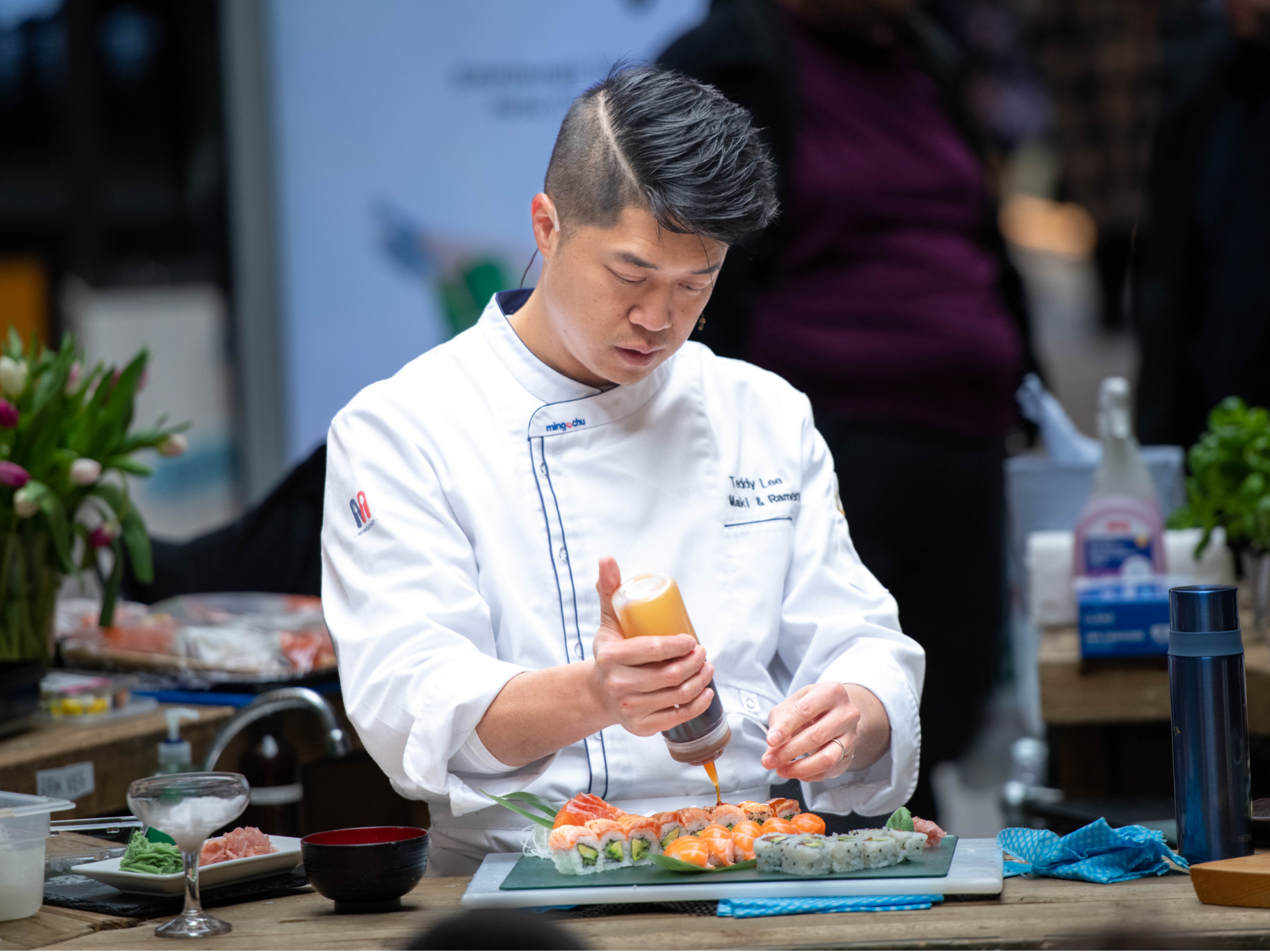 Teddy Lee will be giving cooking demos in Edinburgh