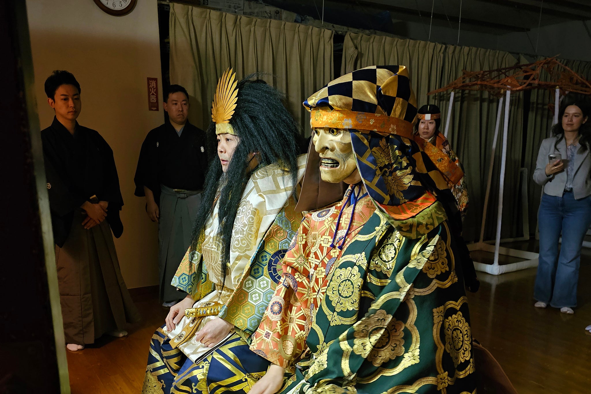 Behind the scenes at the Noh theatre