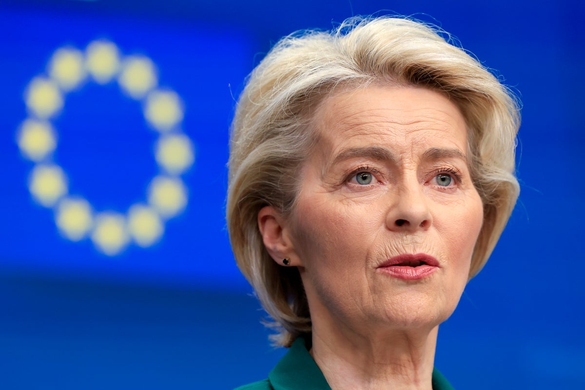 Von der Leyen pledges ‘European air shield’ over Russia threat as she is re-elected as EU chief