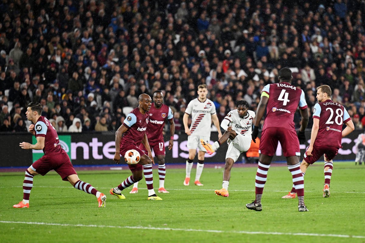 West Ham fall just short in Europa League quarter-finals as unbeaten Bayer Leverkusen roll on