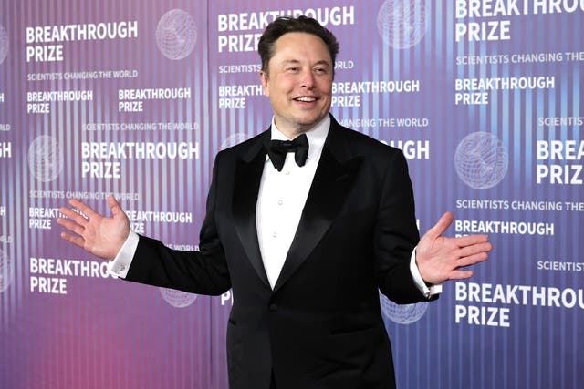 <p>Electric vehicle company Tesla — led by Elon Musk, pictured above on 13 April — saw stock prices drop below $150 on Thursday</p>