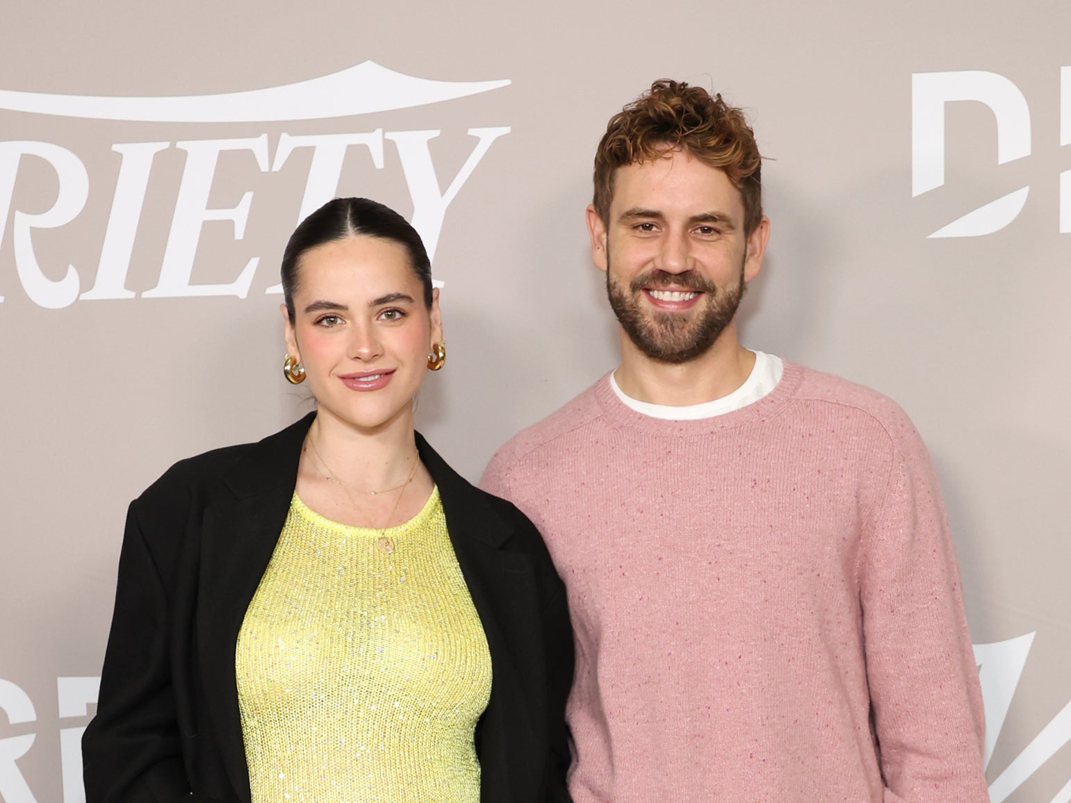 <p>Natalie Joy and Nick Viall attend 2023 Variety’s Women Of Reality TV at Spago on 29 November 2023 in Beverly Hills, California.</p>