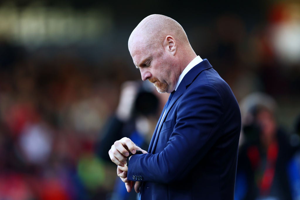 Sean Dyche and Everton are battling to avoid the drop amid uncertainty over the club’s takeover