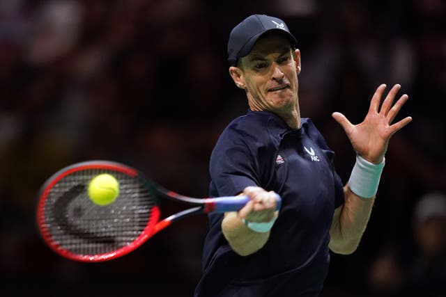 Andy Murray appears to have stepped up his recovery from injury (Martin Rickett/PA)
