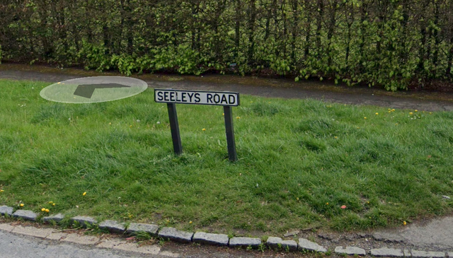 <p>The entrance to Seeleys Road.</p>