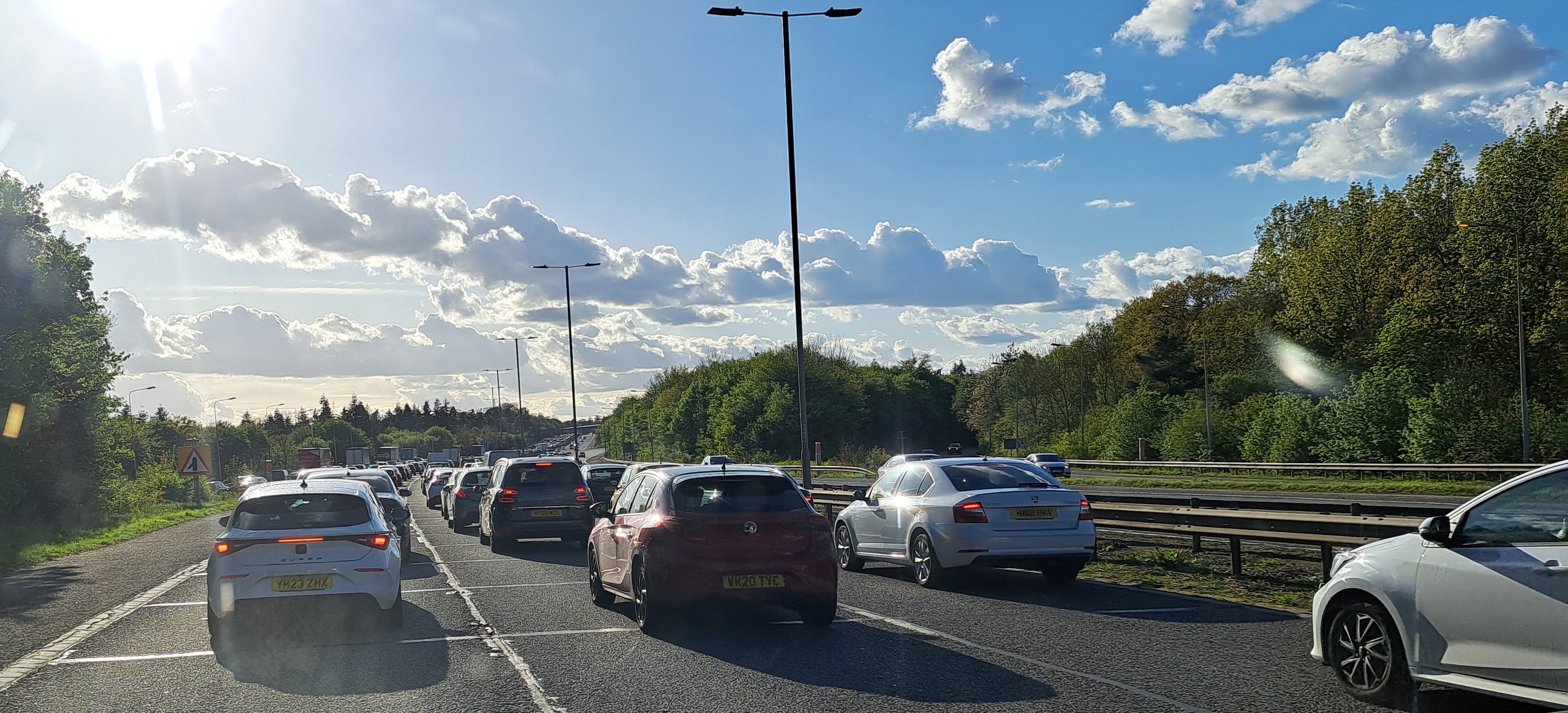 My view on the M40 – Warwick Services not pictured (unfortunately)