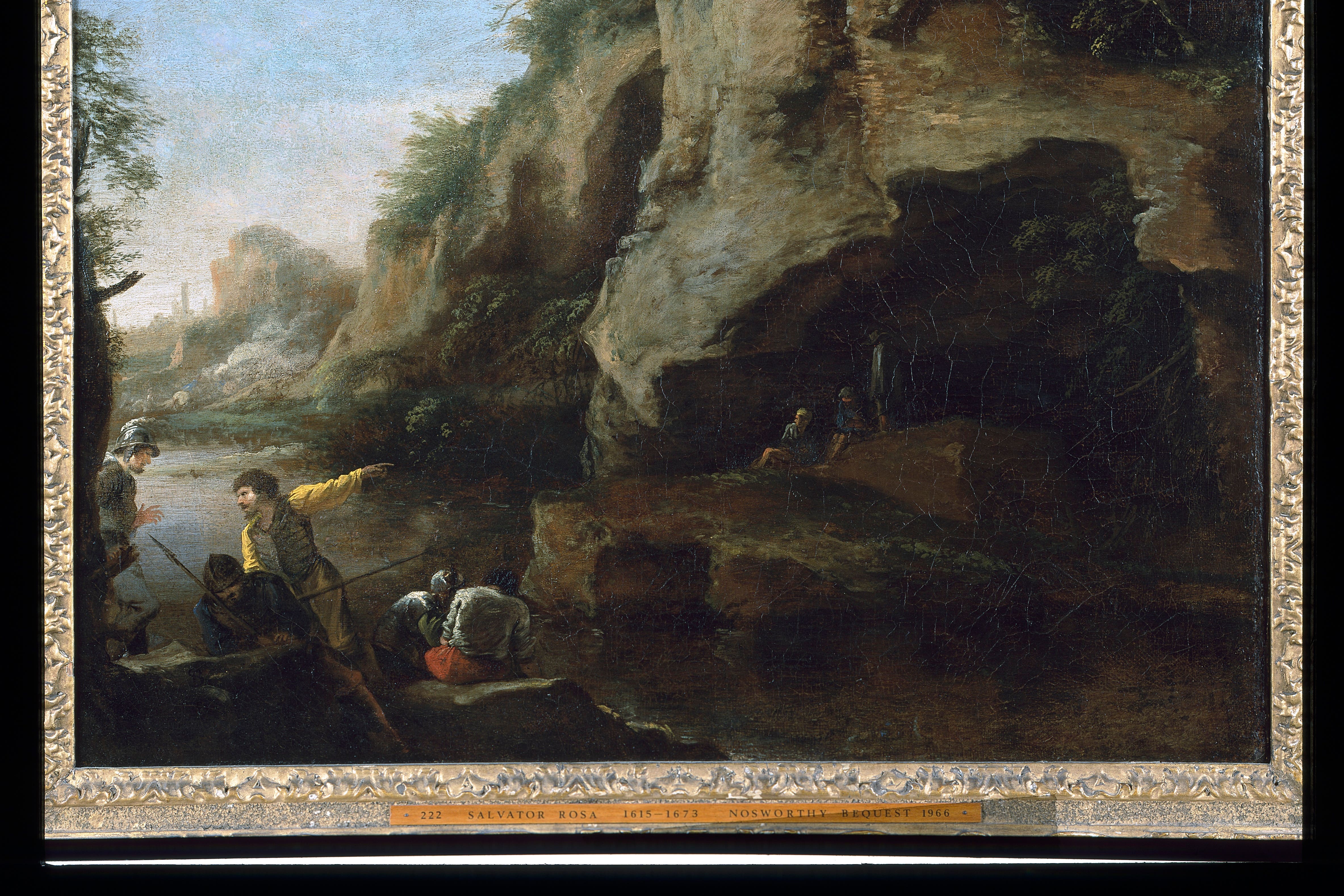 A Rocky Coast, With Soldiers Studying A Plan by Salvator Rosa (Thames Valley Police/PA)
