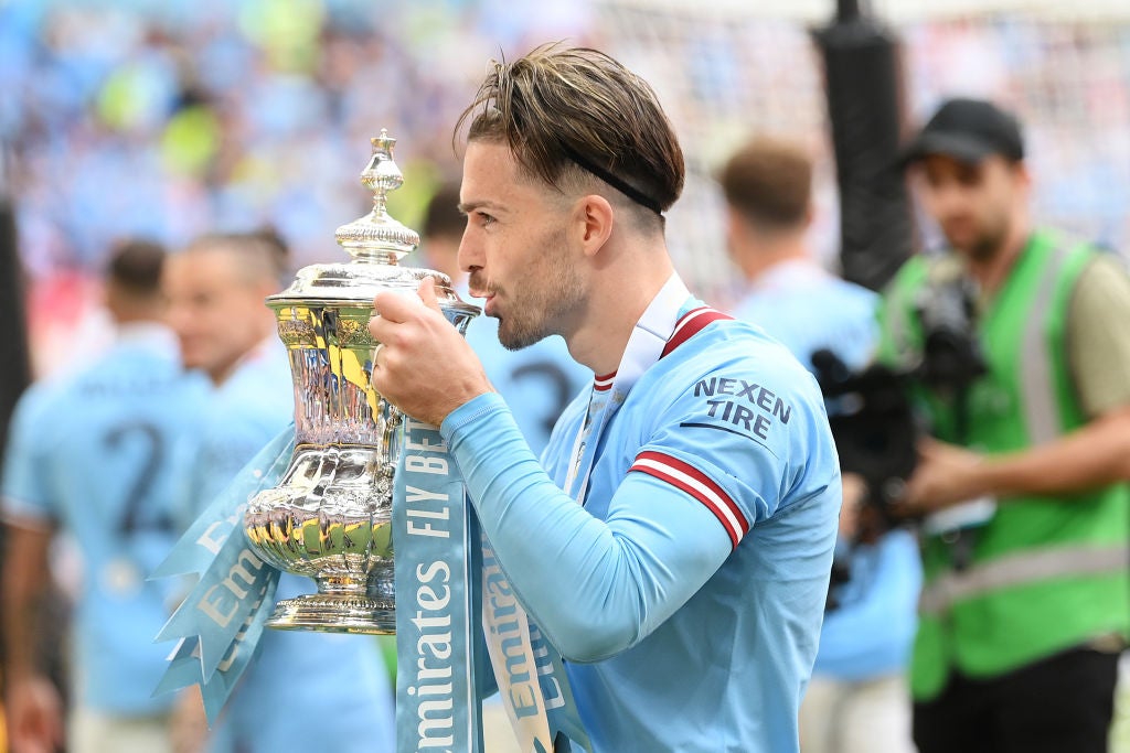 Grealish played a key part in City’s treble-winning campaign