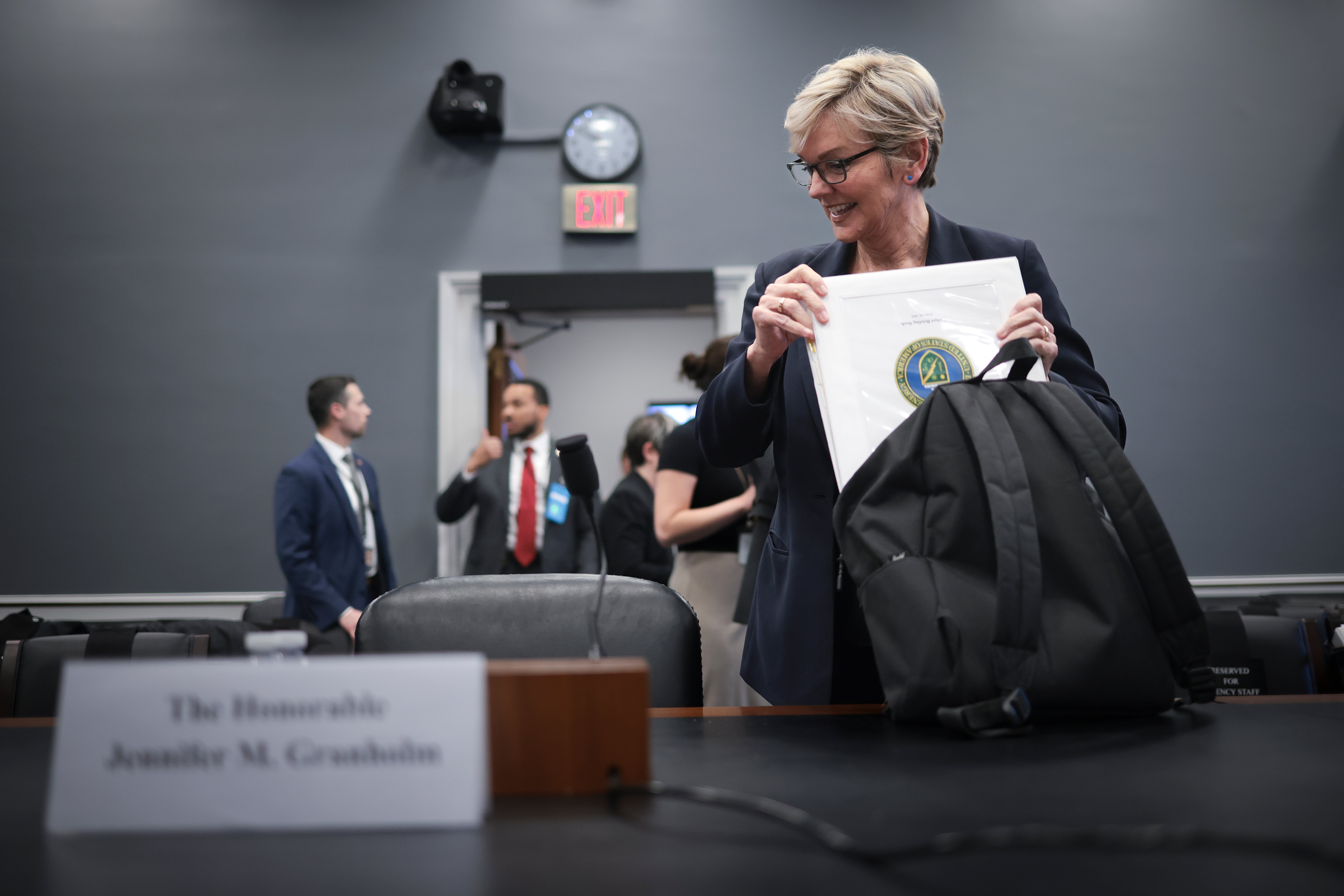 Energy secretary Jennifer Granholm (pictured) told Congress on Wednesday that the new warhead is set to be used on ballistic missiles launched from submarines