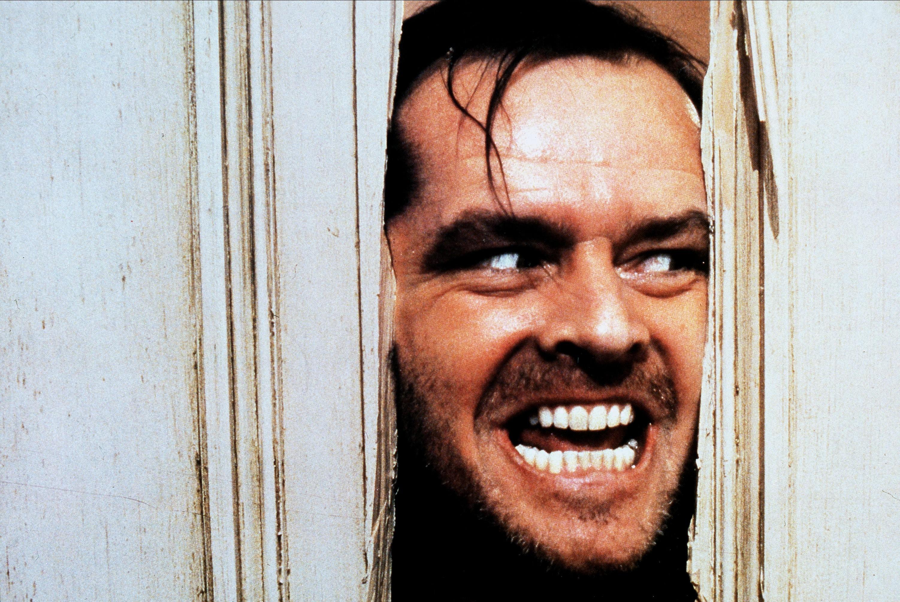Jack Nicholoson in the iconic scene ‘Here’s Johnny’ scene in The Shining