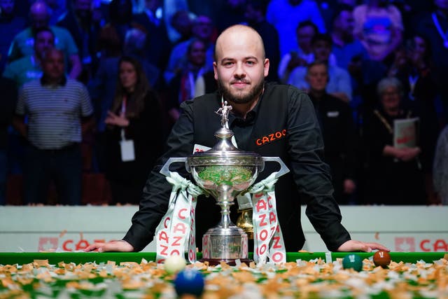Luca Brecel says he is the underdog heading into the defence of his world snooker title (Zac Goodwin/PA)