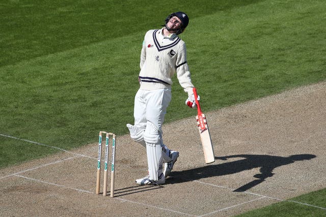 Zak Crawley made just five on his first appearance for Kent this season (David Davies/PA)