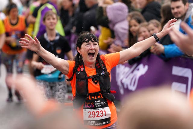 More than 50,000 people are expected to take part in Sunday’s TCS London Marathon (Gareth Fuller/PA)