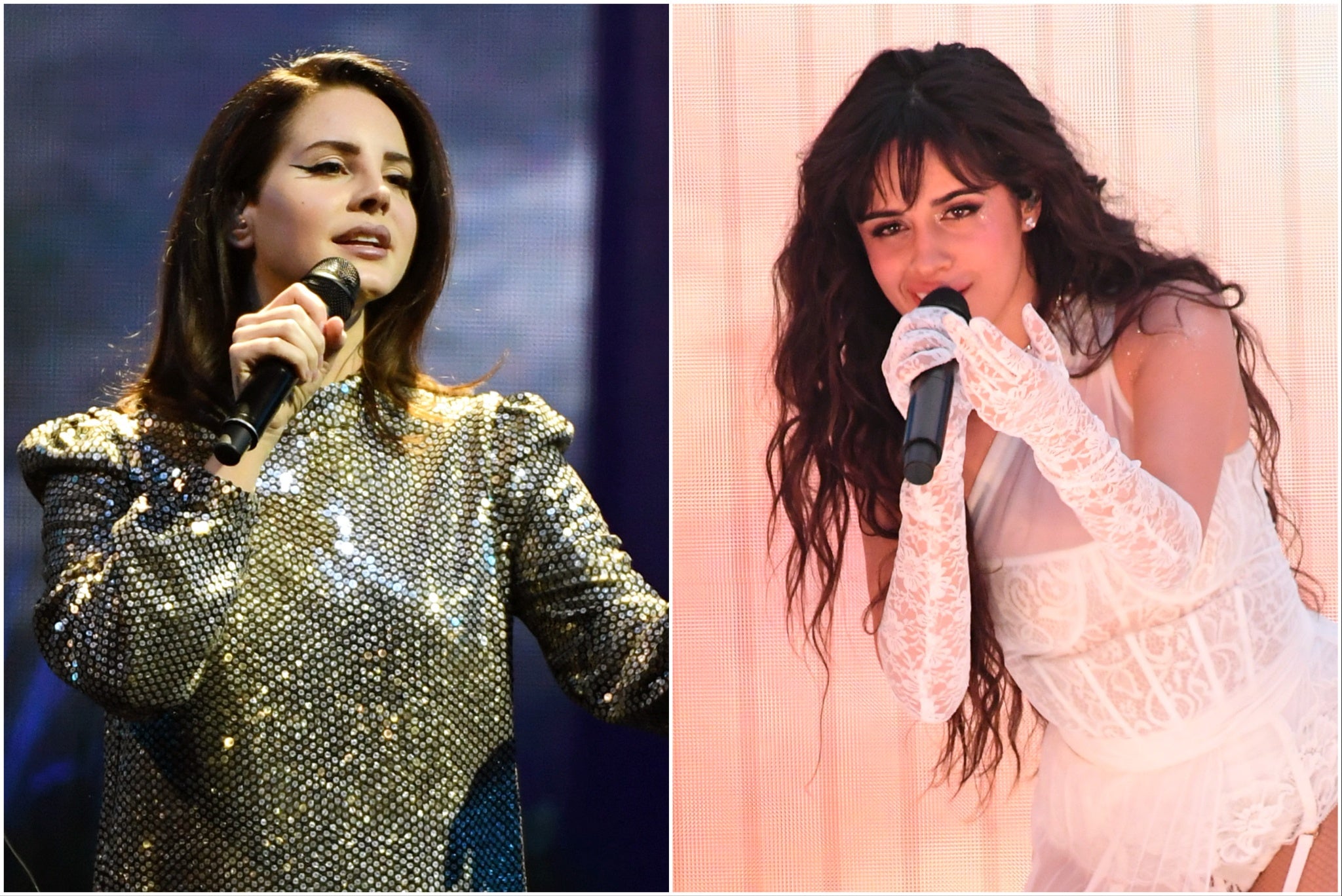 <p>Lana Del Rey was joined by Camila Cabello at Coachella 2024 weekend two</p>
