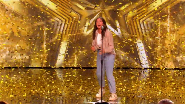 <p>Britain’s Got Talent First Golden Buzzer of series given to ‘Tomorrow’ singer (Britain’s Got Talent, ITV)</p>