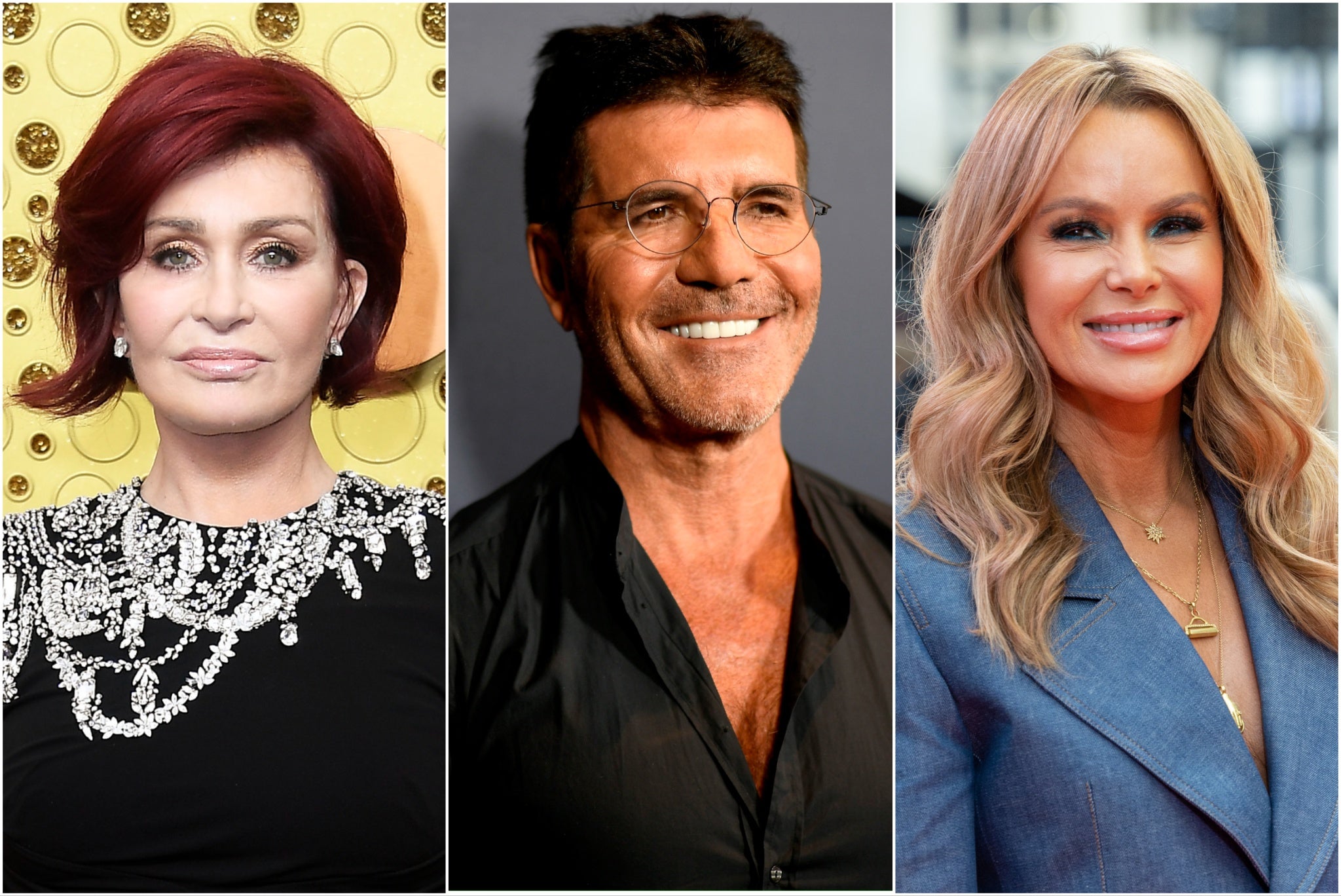 <p>Simon Cowell weighed in on the feud between Sharon Osbourne and Amanda Holden</p>