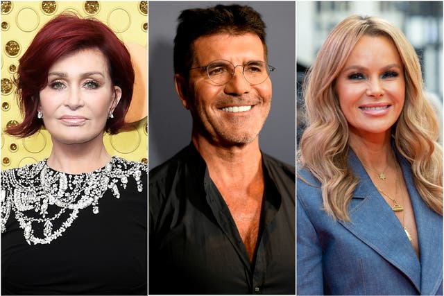 <p>Simon Cowell weighed in on the feud between Sharon Osbourne and Amanda Holden</p>