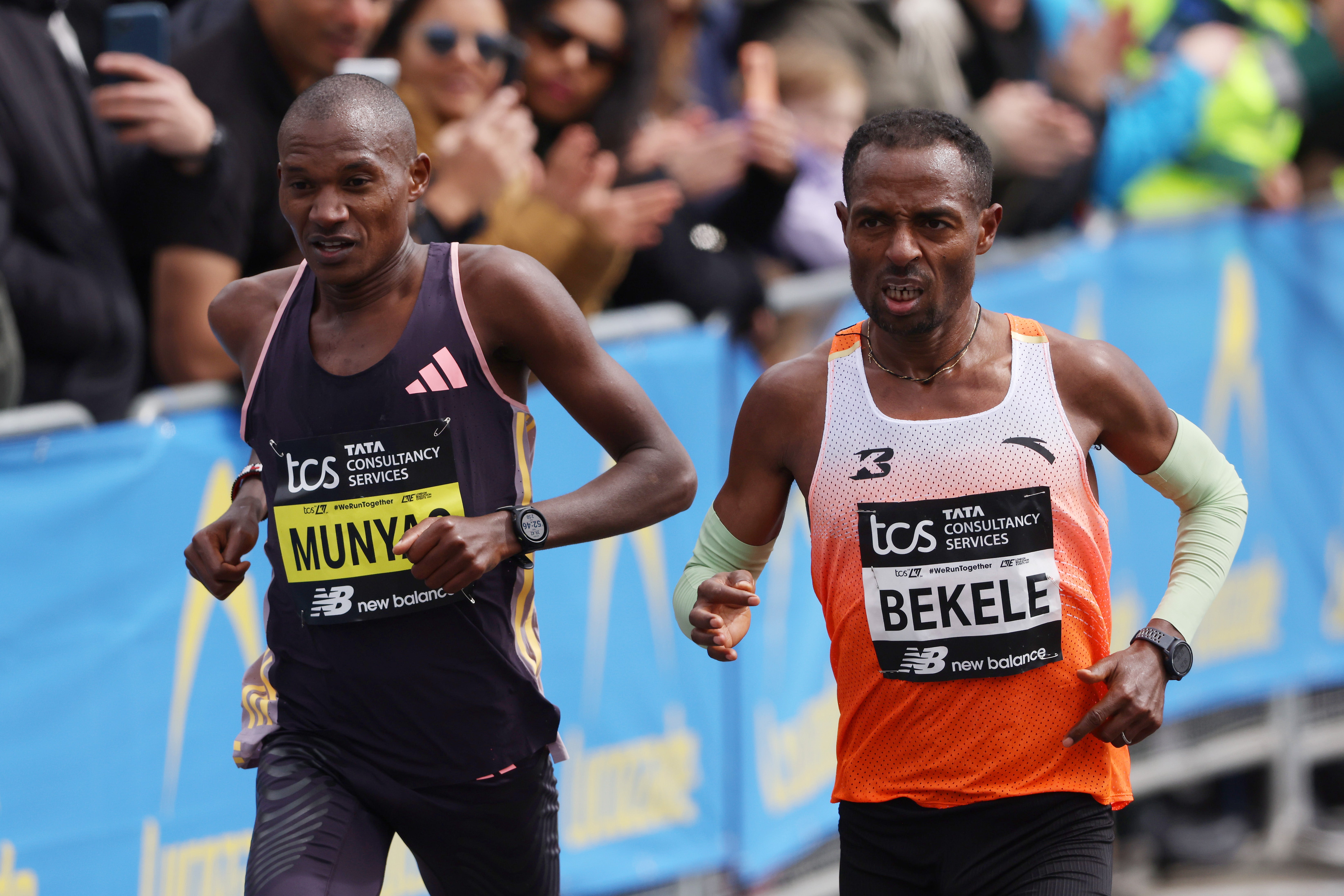 Alexander Mutiso Munyao saw off Kenyaenisa Bekele