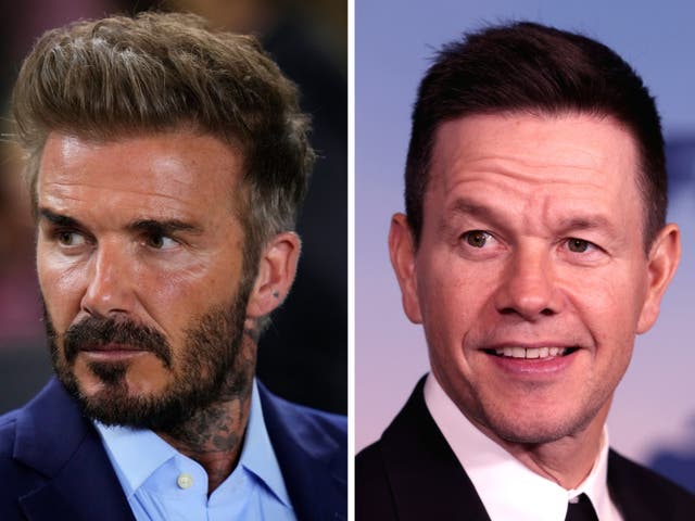 <p>Beckham and Wahlberg are currently embroiled in a legal battle </p>
