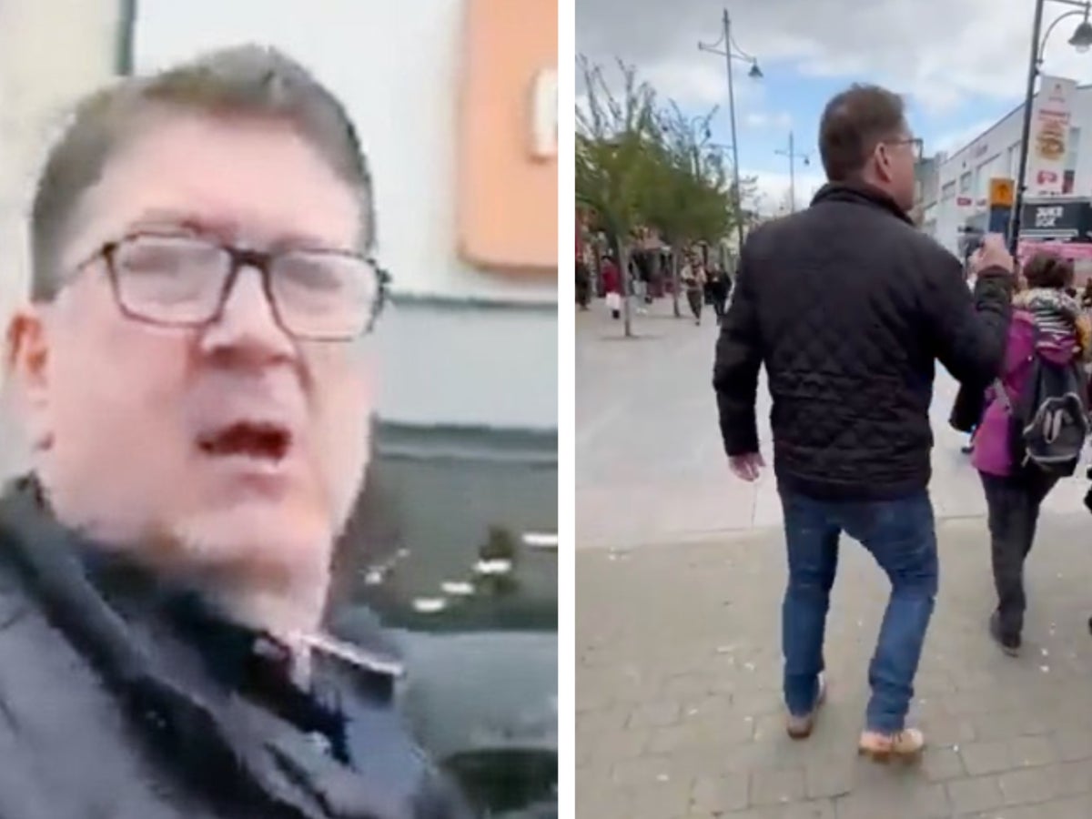 Racist rant probed by police after town centre video goes viral