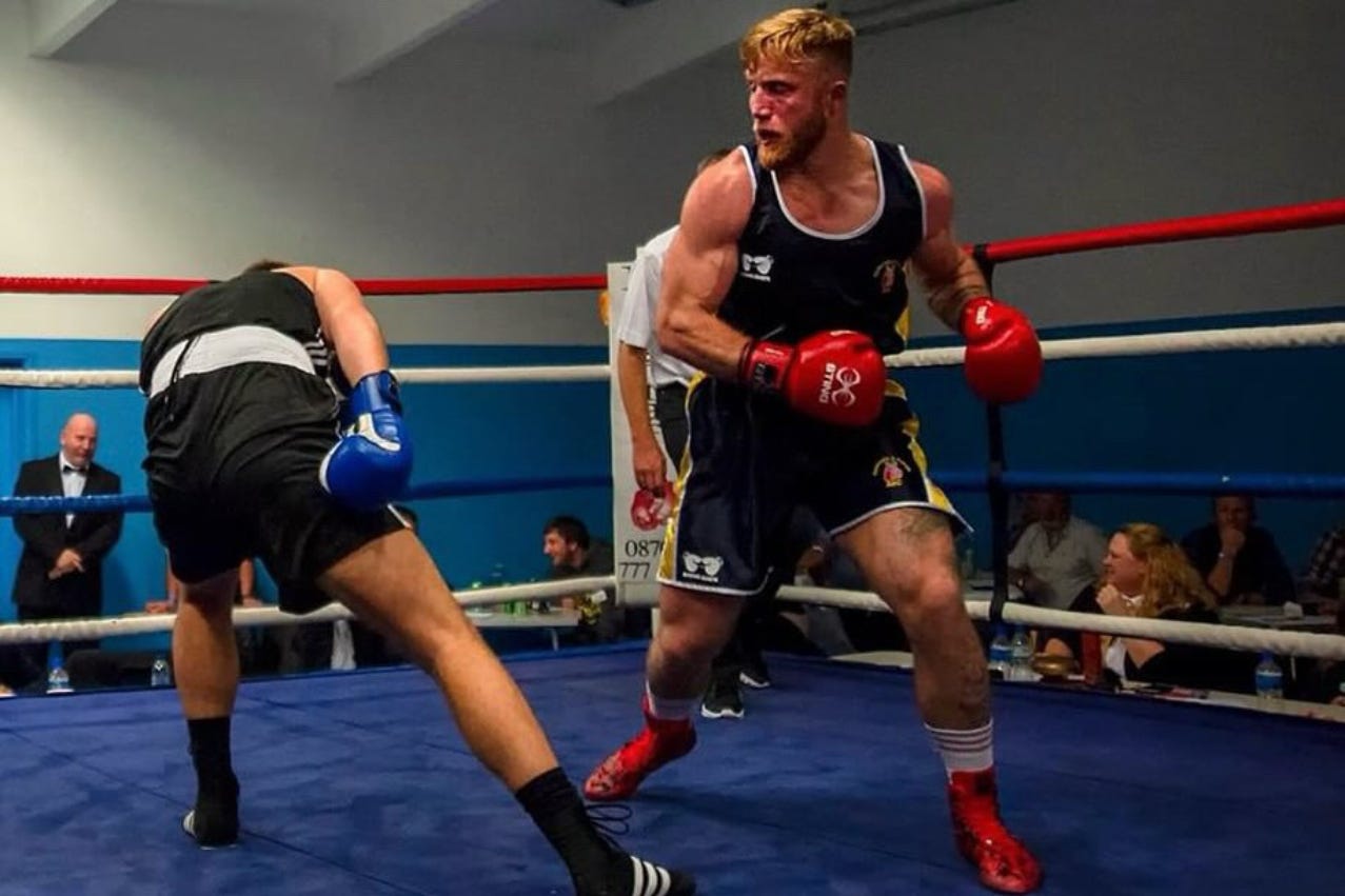 James Henderson, a British aid worker who died in an Israeli air strike in Gaza, was an avid boxer at the Falmouth and Penryn Boxing Club (Harry James-Mills)