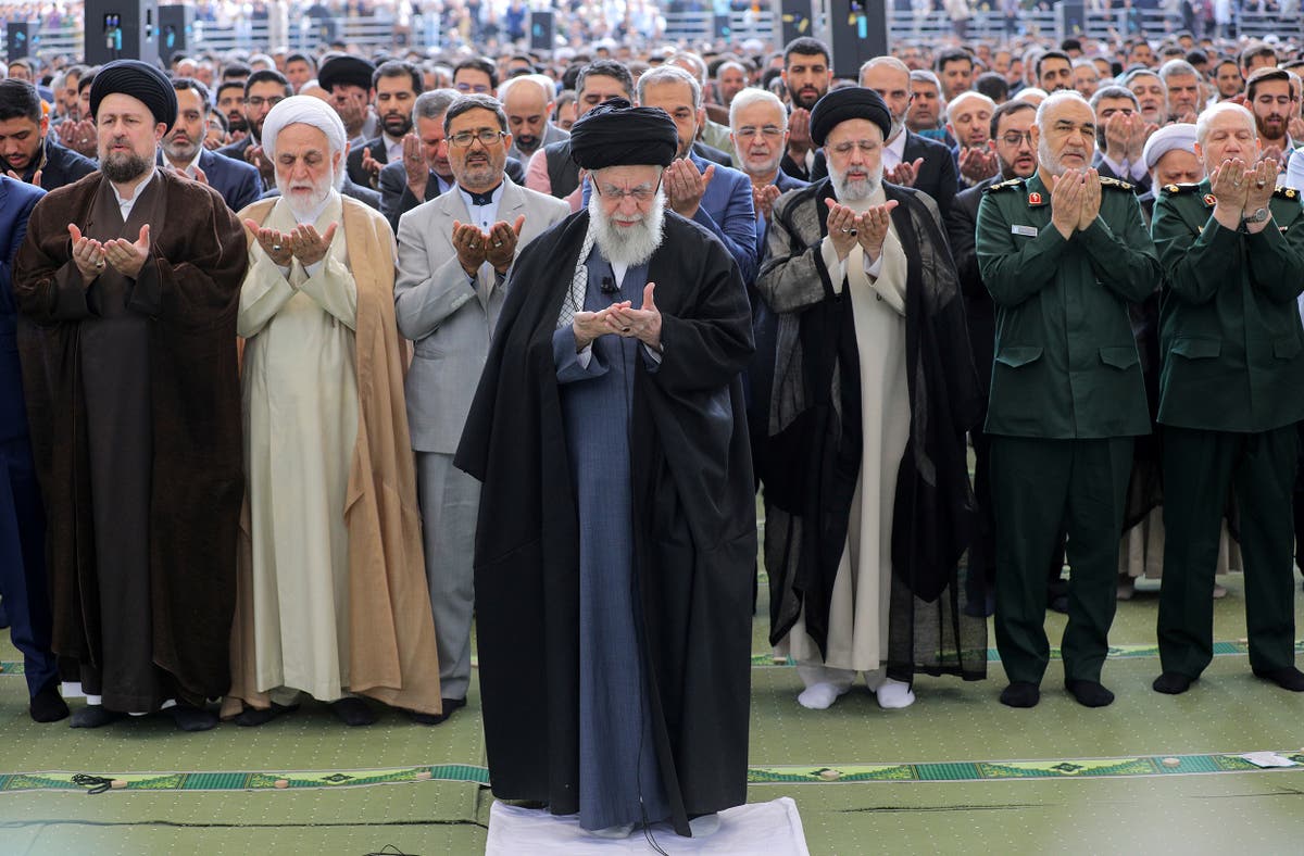 Iran's supreme leader tacitly acknowledges Tehran hit little in its massive attack on Israel