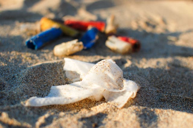 Wet wipes have been clogging up waterways and littering beaches, with microplastics adding to water pollution (Marine Conservation Society)