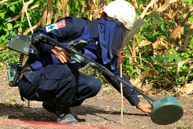 Cambodia Unexploded Ordnance