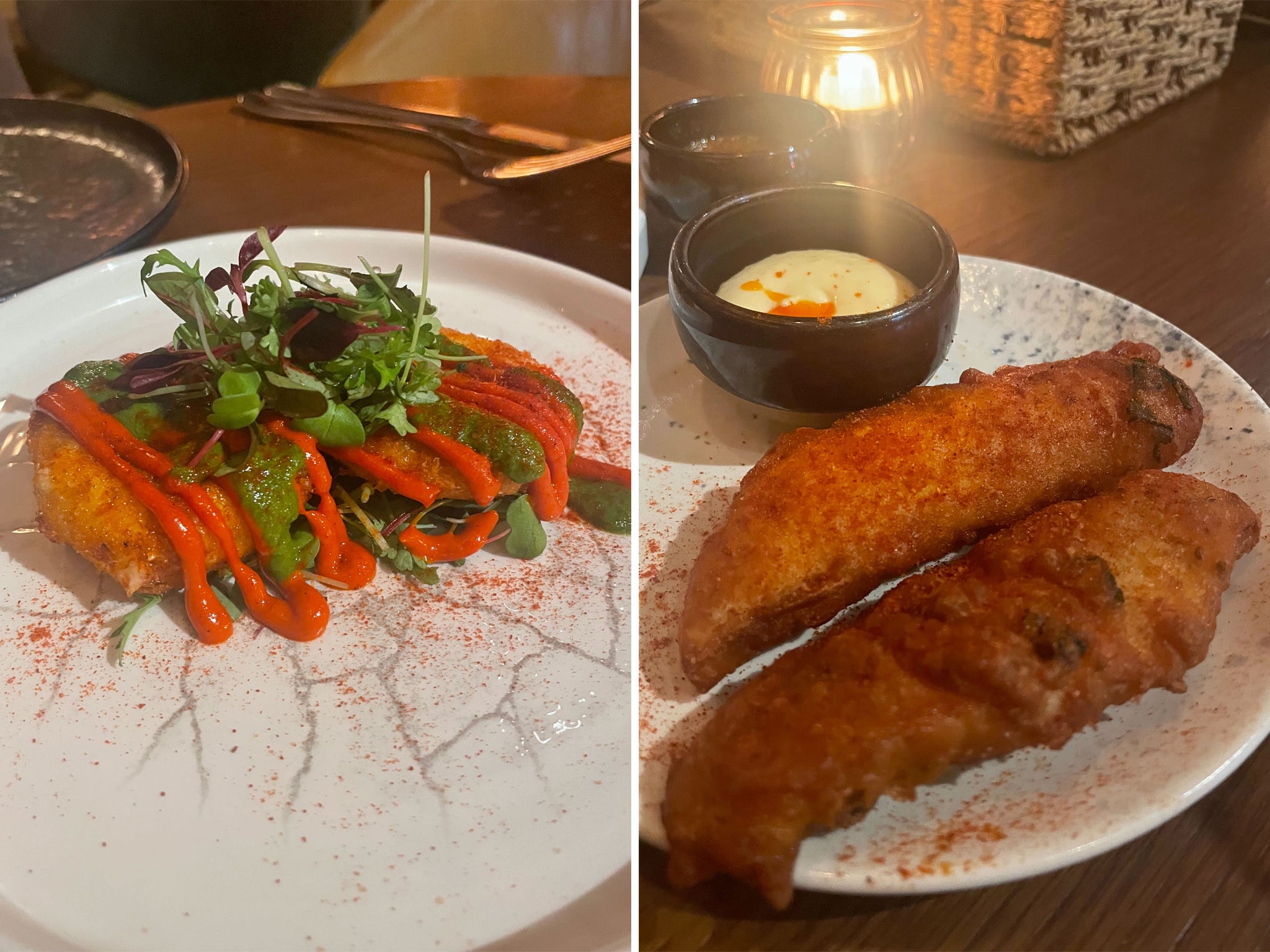 The £39pp set menu gets you four starters to share