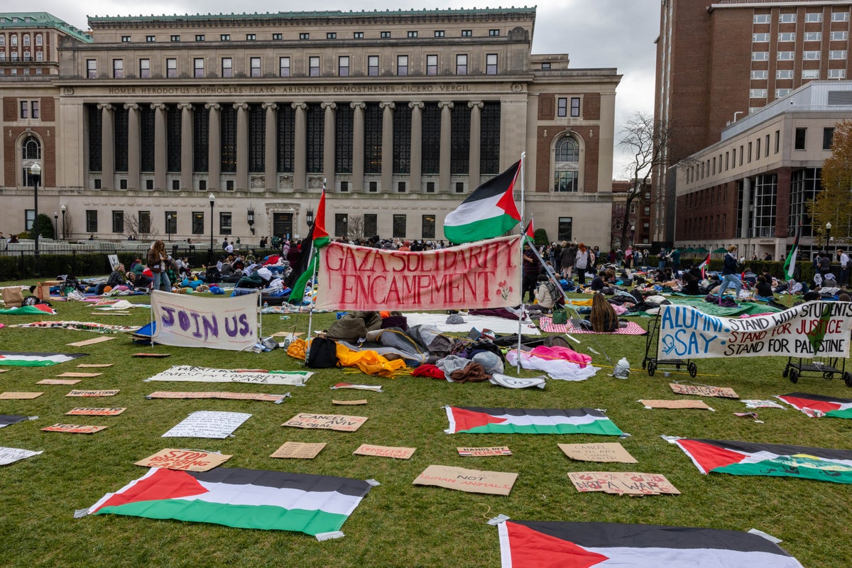 Columbia cancels classes and riot police storm Yale as anti-Israel protests get violent ahead of Passover: Live