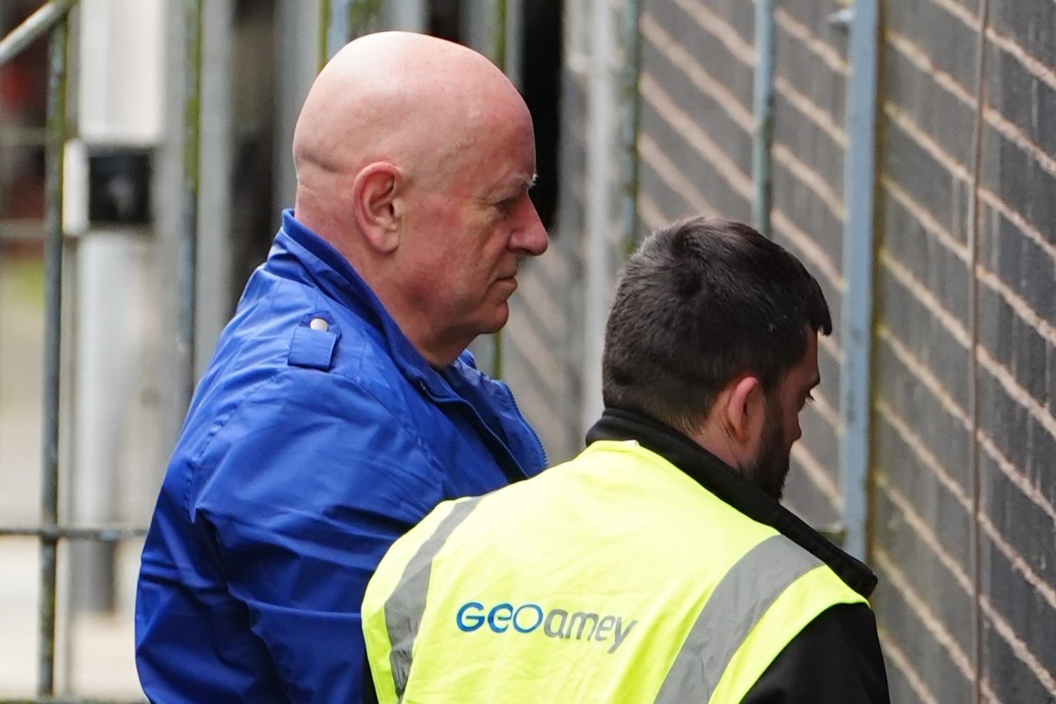 Neil Foden, a former National Union of Teachers official in Wales, arriving at Mold Crown Court (PA)