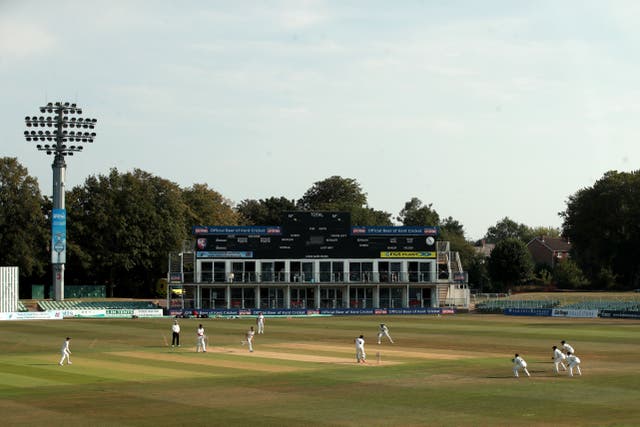 Surrey recorded their first win of the season at Kent (Adam Davy/PA)