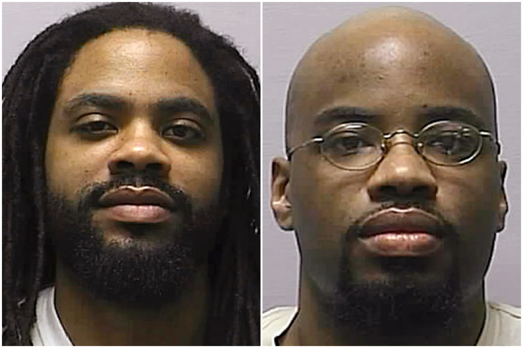Brothers Reginald Carr (left) and Jonathan Carr (right) were convicted in the December 2000 ‘Wichita massacre’