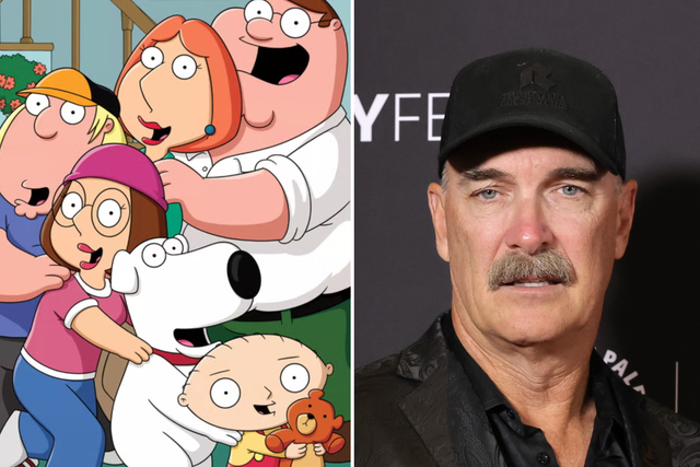 <p>‘Family Guy’ and Patrick Warburton who voices Joe Swanson</p>